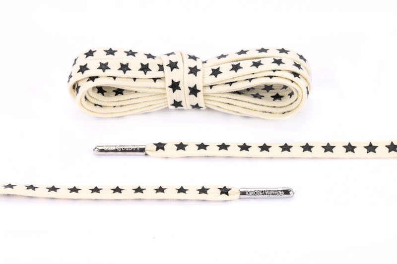 Limited Collection - Flat Cream/Silver Aglets