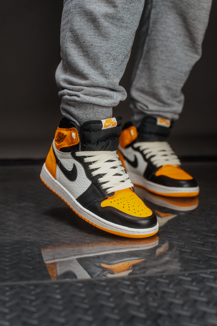 Air Jordan Orange Nike Shoelaces Cream Flat Laces – Lace United