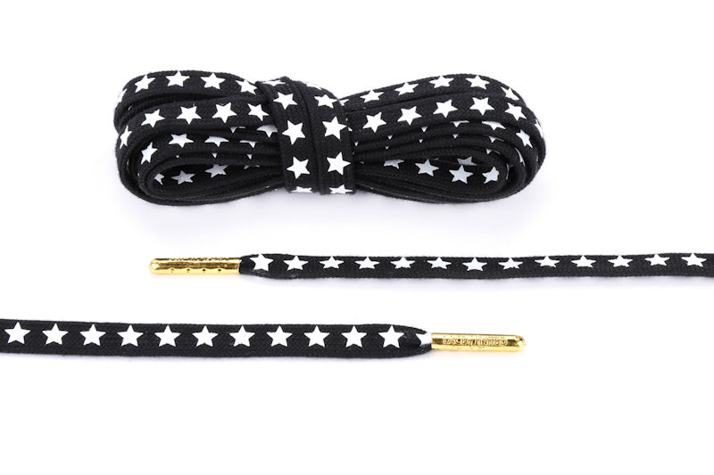 Limited Collection - Flat Black/Gold Aglets