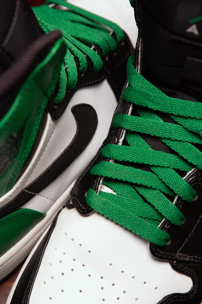 Green Flat Laces